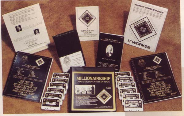 James E. Tolleson's  42 CD Millionaireship Course Starter Package