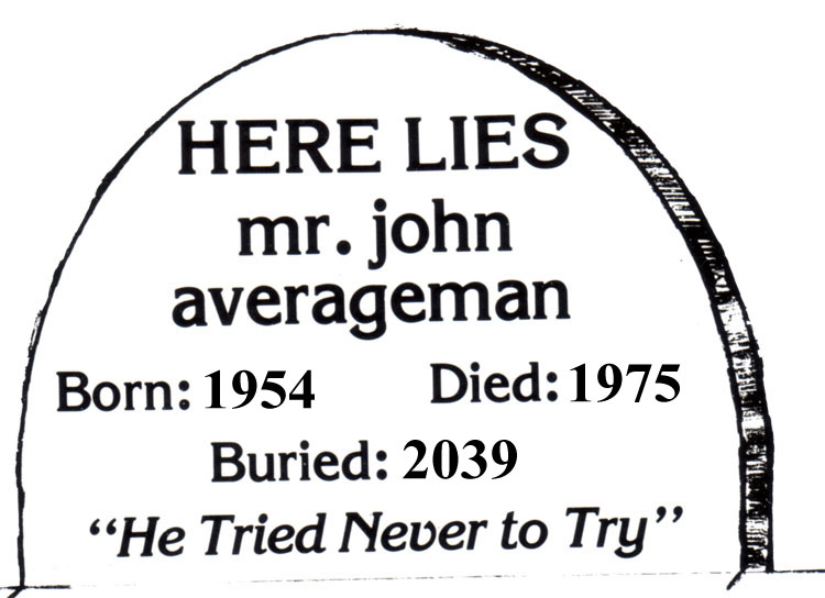 HERE LIES - mr. john averageman